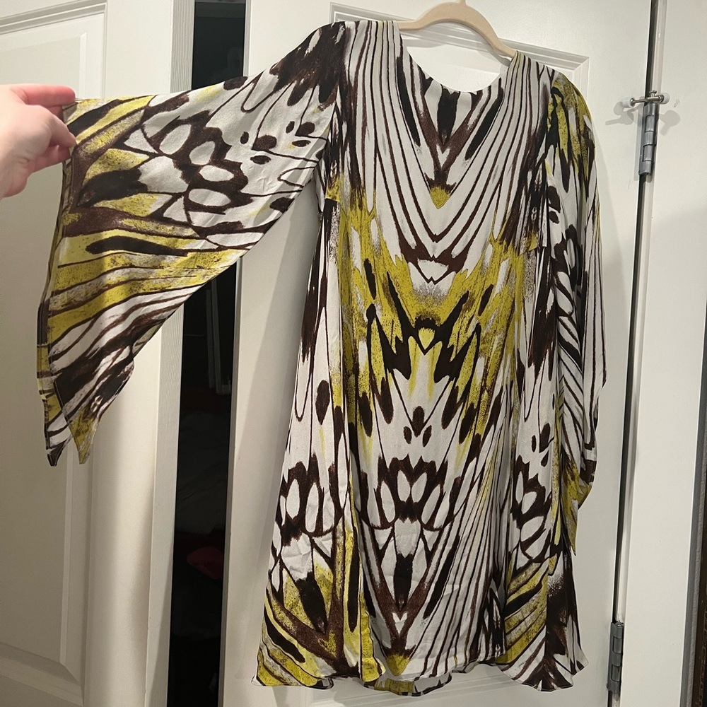Anthropologie flowy dress size 0